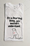 Defhands Deaf Dog T-shirt