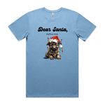 Dear Santa, Define Nice Tshirt Blue