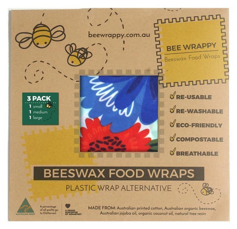 Beeswax Food Wraps 3 Pack