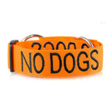 no dogs S/M Clip Collar